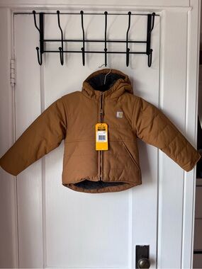 NWT Carhartt Toddler Montana Sherpa Insulated Jacket in Carhartt Brown